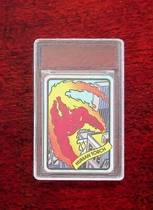 Human Torch 1990's MARVEL UNIVERSE SERIES 1 VENDING MACHINE PRISM STICKER - Picture 1 of 4
