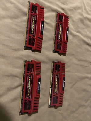 Corsair 16GB DIMM 1600 MHz PC3-12800 DDR3 Memory (CMZ8GX3M2A1600C9R) 4x4GB - Image 1 of 4