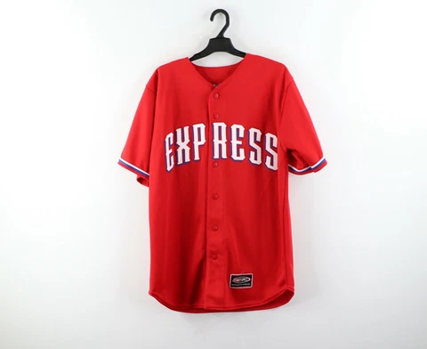 Autographed Round Rock Express Minor League Baseball Jersey Pro Cut Red 48 Cover