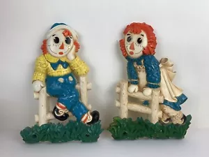 Vintage RAGGEDY ANN & ANDY Wall Hangings 1977 Bobbs Merrill. - Picture 1 of 11