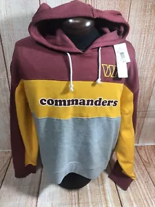 Womens NEW NFL TEAM APPAREL L LARGE WASHINGTON COMMANDERS COTTON BLEND NWT - Picture 1 of 6