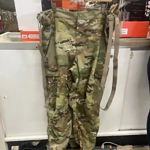 X-Large REG SoftShell Cold Weather Pants Level 5 Multicam OCP W/suspenders - Picture 1 of 9