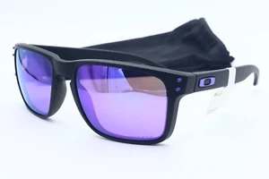 Oakley HLBROOK OO9417-2059 Black Square Sunglasses Purple Lenses 59mm - Picture 1 of 5