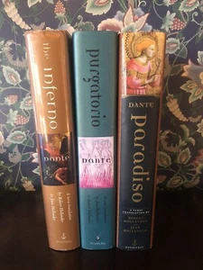 1st Ed Divine Comedy Dante Complete Set Translated by Hollander HC/DJ Inferno - Picture 1 of 14
