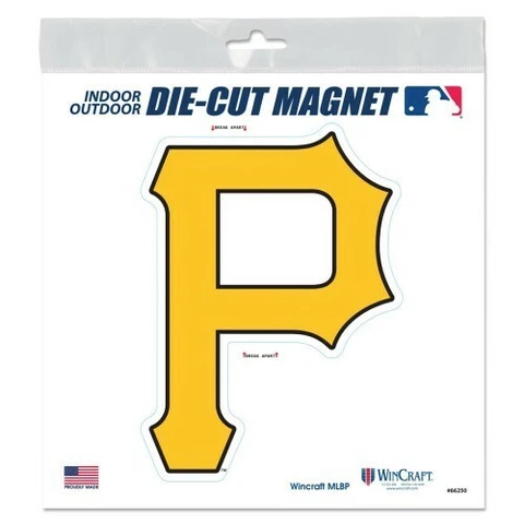 Pittsburgh Pirates Magnet 3x4 Outdoor Rated Vinyl Auto Fridge MLB Baseball Team Cover