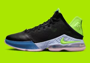 NIKE LEBRON 19 LOW BLACK GHOST GREEN GLOW Sz 12.5 8 v2 9 10 11 13 16 18 20jordan - Picture 1 of 7