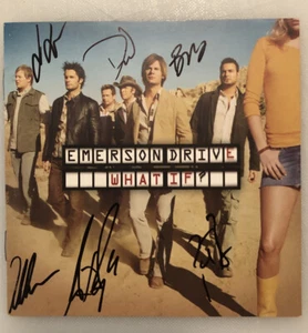 Emerson Drive What If? SIGNED CD Booklet Country Singer Autograph - Picture 1 of 1