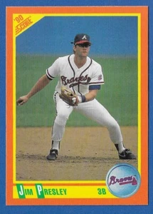 JIM PRESLEY ATLANTA BRAVES #36T - SCORE TRADED NM-MT 1990 - Picture 1 of 2