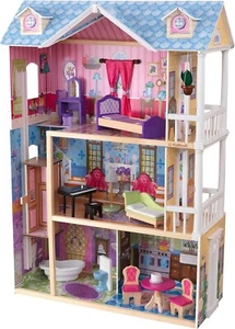 KidKraft My Dreamy Wooden Dollhouse with Lights and Sounds, Elevator