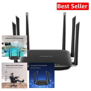 High-Speed MU-MIMO WiFi Router with Easy Setup - Parental Control & 30+ Devices - Picture 1 of 8