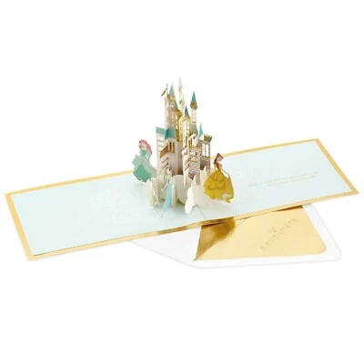 Hallmark Birthday Card Signature ~ Pop Up Disney Princess Cinderella's Castle  - Image 1 of 4