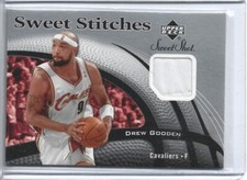 2006-07 Upper Deck Sweet Shot Sweet Stitches Memorabilia Drew Gooden #SS-DG