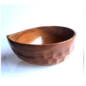 Phil-Craft monkeypod wood vintage wooden fruit bowl  - Picture 1 of 7