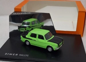 (3) SIMCA 1000 Rallye 2 1972 Green Black 1:43 Norev 185704 EXTREMELY RARE!! - Picture 1 of 9