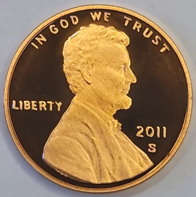 2011 S PROOF GEM DCAM LINCOLN SHIELD CENT - Image 1 of 4