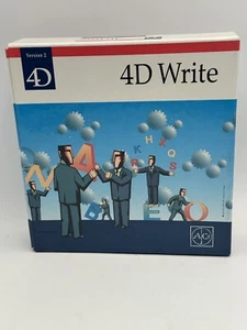 Vintage 4D Write Version 2.0 For 4TH Dimension Macintosh - Picture 1 of 3