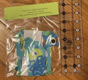 Disney Handmade Artisan Embellishment Set NRFP~ Monsters Inc. ~Scrapbook-Cute! - Picture 1 of 3