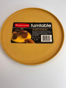 Vintage Rubbermaid JB1 2709 11 Lazy Susan Turntable 10 1/2” Gold, Kitchen Spices