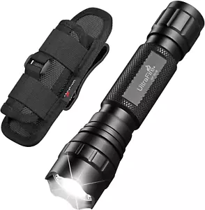 Tactical Flashlight with Holster, Single Mode LED Flashlight 1000 High Lumen Dut - Picture 1 of 12