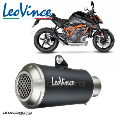 KTM SUPER DUKE 1290 R ABS 2020-2023 Pot échappement Leovince Noir LV-10 Racin... - Photo 1/4