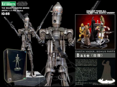 KOTOBUKIYA ARTFX STAR WARS IG-88 1/7 VINILO CAZARRECOMPENSAS SERIE DARTH VADER Foto 1 de 2