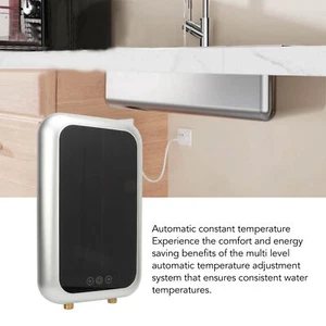 Instant Water Heater 9KW Automatic Constant Temperature Mini for Home Bathroom - Picture 1 of 12