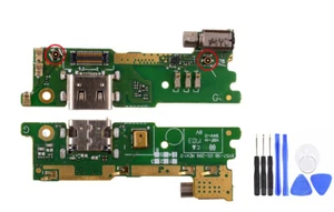 OEM SONY XPERIA XA1 G3121 DUAL SIM USB CHARGING PORT+MIC+VIBRATOR PCB BOARD FLEX - Picture 1 of 1