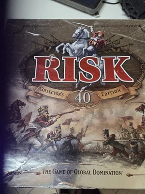 Risk 40th Anniversary Board Game Collectors Edition NEVER PLAYED SEALED CONTENTS - Image 1 of 4