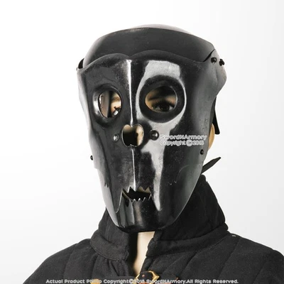 Máscara de Vampiro Arcano Caballero Oscuro Casco Fantasía Gótico Gladiador Casco Demonio Foto 1 de 4