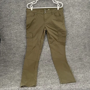 Prana Hose Damen Größe 10 Skinny Meme Cargo Outdoor Wandern Stretch Braun - Bild 1 von 15