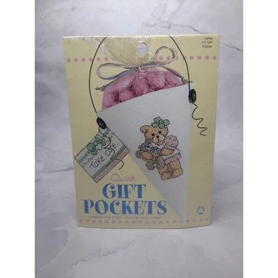 Kit de punto de cruz contado para artes de ocio Li'l Girl bolsillos de regalo rápido Foto 1 de 4