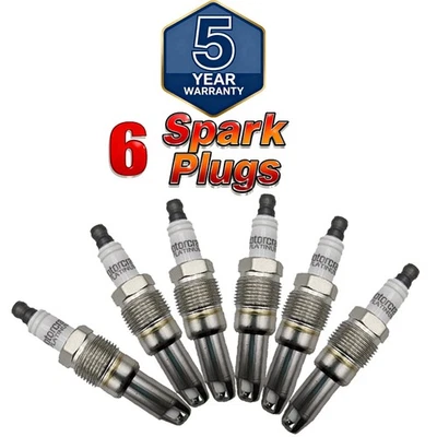 Set of 6 Spark Plugs PZH14F SP515 Fits for Motorcraft SP-546 F150 5.4L PZK14F - Image 1 of 4