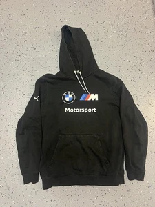 Sudadera con capucha Puma x BMW Motorsports M para hombre mediana negra mezcla de algodón - Imagen 1 de 4