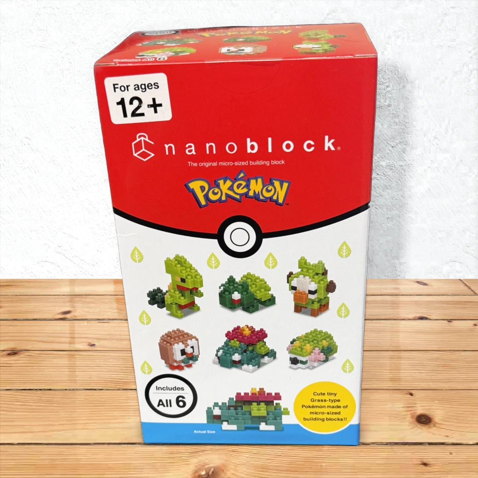 Nanoblock Pokemon Grass Type 6 Pcs - Image 1 of 1