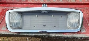 2003 to 2011 Lincoln Town Car Rear License Plate Trim Panel Cherome Grey OEM - Picture 1 of 24