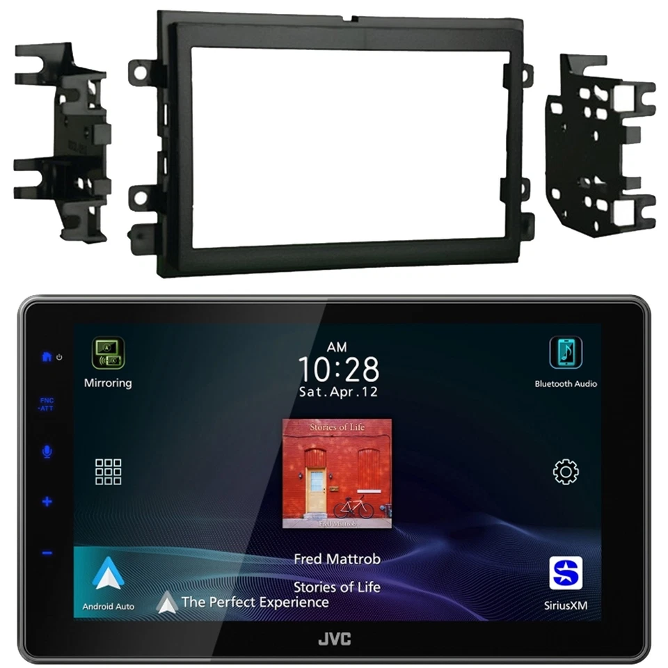 Receptor USB JVC KW-Z900W Bluetooth, Kit de instalación estéreo doble DIN (2004-up) Foto 1 de 4