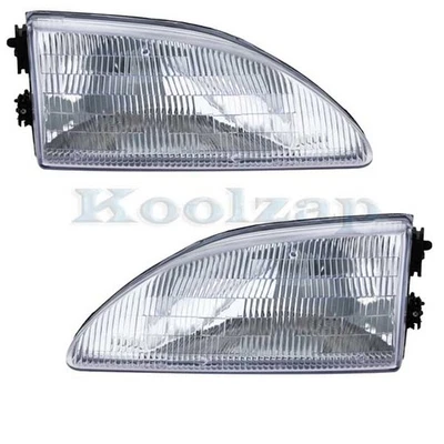 JUEGO DE PAR DE PARES DE FAROS HALÓGENOS DELANTEROS CON BOMBILLA PARA 94-98 Mustang Foto 1 de 4