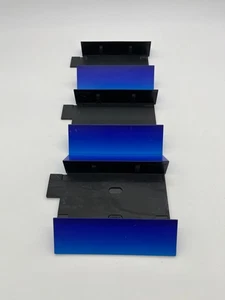 (3) Blaue Sony Playstation 2 PS2 Vertikale Ständer - Makel/Mängel - Bild 1 von 3