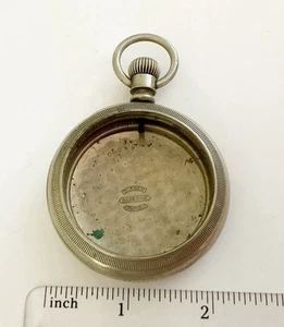 Vintage 18 Size Silverine Open Face Watch Case Only - Picture 1 of 3