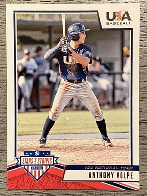 2019 Panini USA Stars & Stripes Baseball 18U National Team #47 Anthony Volpe - Image 1 of 2