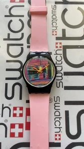 Swatch Lobro LB123 1988 Standard ladies 25mm Vintage New Band - Picture 1 of 5