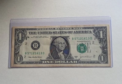 USA One Dollar, 2003-A, Federal Reserve Note, Sharp Corners   - Image 1 of 2