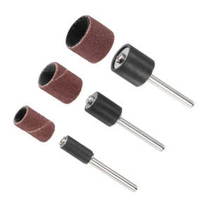 Sanding Drum Set, 1/8" Shank 120 Grit, Aluminum Oxide Drum Mandrels - 132-Pieces - Imagen 1 de 6
