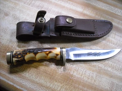 复古 Schrade + 美国 153UH 金钉刀和鞘 (N R A) 1995 - 2004 — 第 1/4 张图片