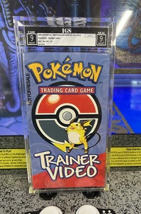 2000 Pokemon Trainer Video VHS Tape NFR WOTC Graded IGS 9 Case 9 Seal SEALED - Picture 1 of 10