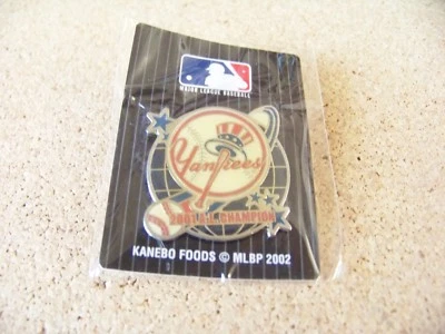 NY New York Yankees Kanebo Foods Japanese MLB lapel pin issued in Japan 2002 - Image 1 of 3
