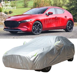 For Mazda 3 2004-2022 Full Car Cover Waterproof Breathable UV Dust Rain Outdoor - Foto 1 di 12