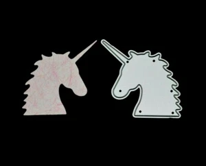Einhorn Metall Stanzschablone, Kartenherstellung, Scrapbooking ** UK-VERKÄUFER, SCHNELLER VERSAND ** E1 - Bild 1 von 4