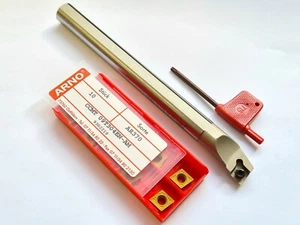 10x CCMT 09T304EN-AM AR370 (ARNO) + 1x asta di foratura 95° S16Q SCLCL 09  - Foto 1 di 1