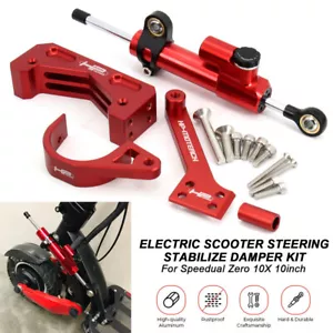 Electric Scooter For Zero 10X New Steering Stabilizer Damper Bracket Mount Kit - Picture 1 of 7